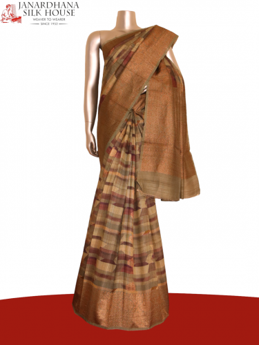 Designer Pure Tussar Silk Saree